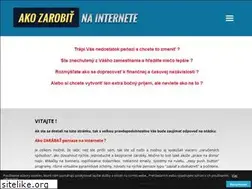 Sites similar to akozarobitnainternete.sk