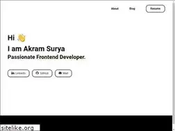 Sites similar to akram.id