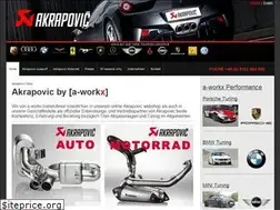 Sites similar to akrapovic-shop.de