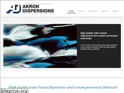 Sites similar to akrondispersions.com