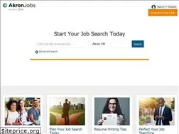 Sites similar to akronjobs.com