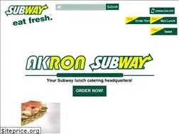Sites similar to akronsubway.com
