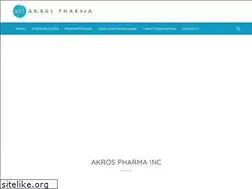 Sites similar to akrospharma.com