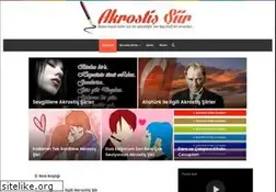 Sites similar to akrostissiirler.net