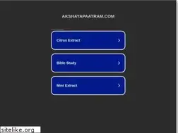 Sites similar to akshayapaatram.com