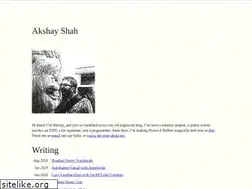 Sites similar to akshayshah.org