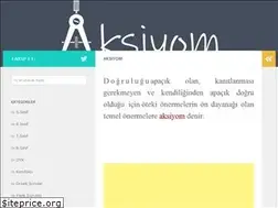 Sites similar to aksiyom.com