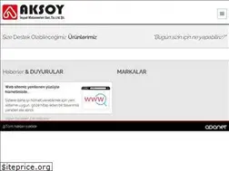 Sites similar to aksoyticaret.com