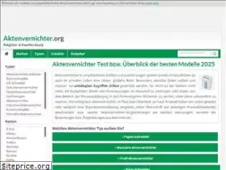 Sites similar to aktenvernichter.org
