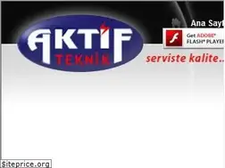 Sites similar to aktifteknik.com.tr