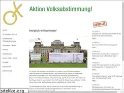 Sites similar to aktion-volksabstimmung.de