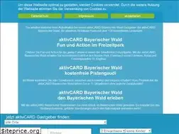 Sites similar to aktivcard-bayerischer-wald.de