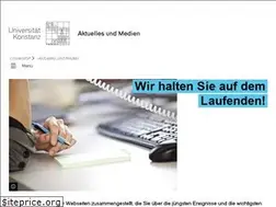 Sites similar to aktuelles.uni-konstanz.de
