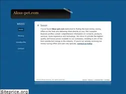 Sites similar to akua-pet.com