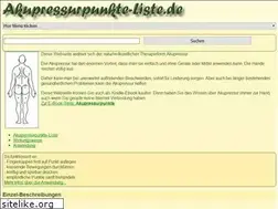 Sites similar to akupressurpunkte-liste.de