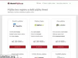 Sites similar to akutnipujcka.cz