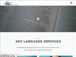 Sites similar to akv-language-services.de