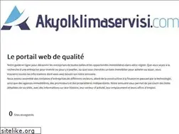 Sites similar to akyolklimaservisi.com