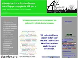 Sites similar to al-leutershausen.de