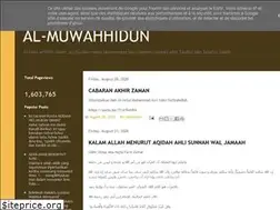 Sites similar to al-muwahhidun.blogspot.com