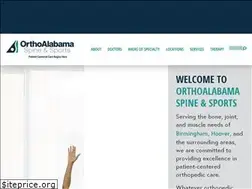 Sites similar to alabamaorthospineandsports.com