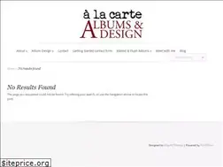 Sites similar to alacartealbums.com