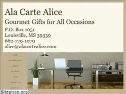 Sites similar to alacartealice.com