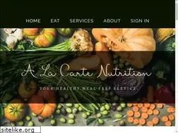 Sites similar to alacartenutrition.com