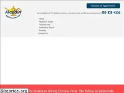 Sites similar to aladdinapplianceservice.com