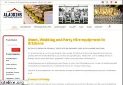 Sites similar to aladdinspartyhire.com.au
