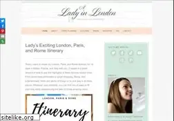 Sites similar to aladyinlondon.com