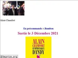 Sites similar to alain-chamfort.net