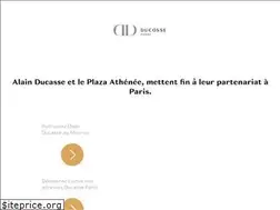 Sites similar to alainducasse-plazaathenee.com
