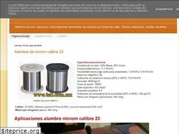 Sites similar to alambre-nicrom.blogspot.com