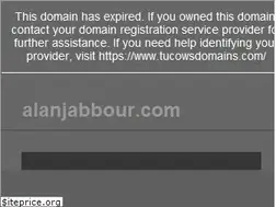 Sites similar to alanjabbour.com
