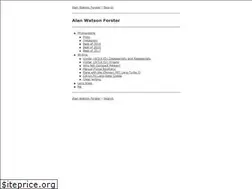 Sites similar to alanwatsonforster.org