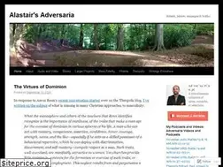 Sites similar to alastairadversaria.com
