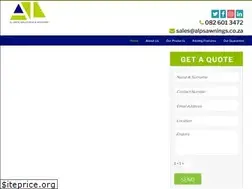 Sites similar to alawnings.co.za