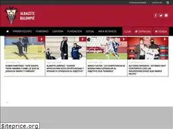 Sites similar to albacetebalompie.com
