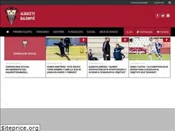 Sites similar to albacetebalompie.es