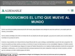 Sites similar to albemarlelitio.cl