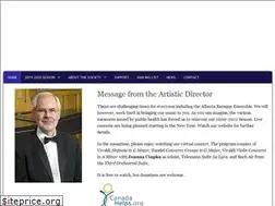 Sites similar to albertabaroque.com