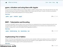 Sites similar to albertauyeung.github.io