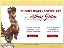 Sites similar to albertgilles-copper-art.com