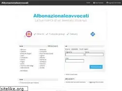 Sites similar to albonazionaleavvocati.it