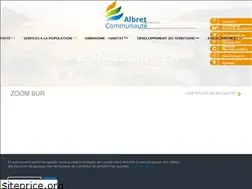 Sites similar to albretcommunaute.fr