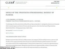 Sites similar to alceehastings.house.gov