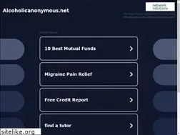 Sites similar to alcoholicanonymous.net