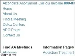 Sites similar to alcoholicsanonymous.com