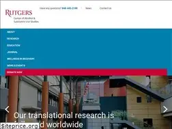 Sites similar to alcoholstudies.rutgers.edu